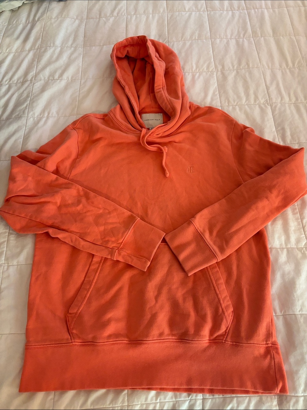 American Eagle Outfitters Coral Crewneck Hoodie - Pullover Sweatshirt